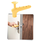 Lot de 2 housses de protection en silicone pour poignée de porte