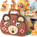 Jeu de puzzle éducatif avec kit de perçage
