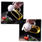 Bouteille distributeur d'huile à vaporisation et à versement