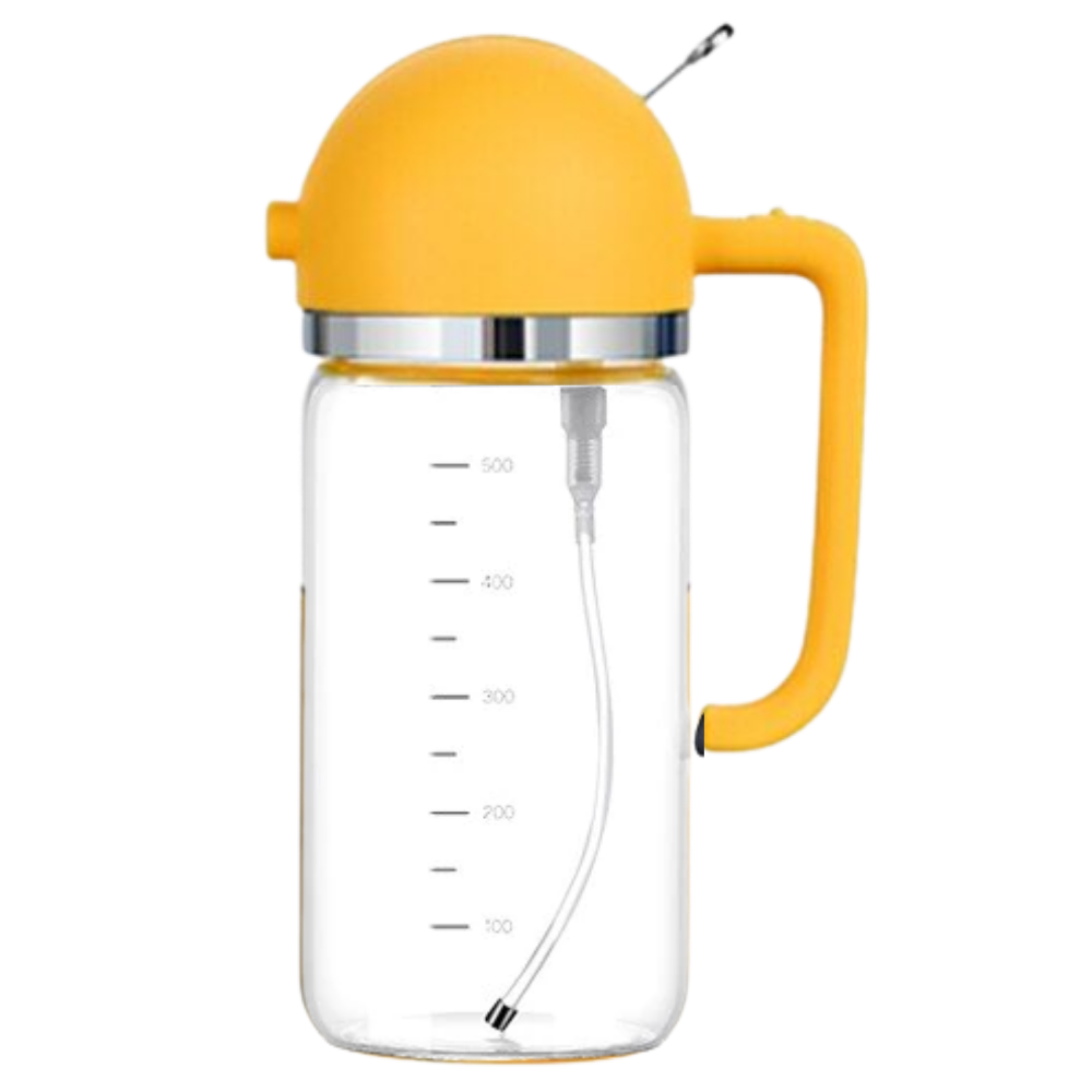 Bouteille distributeur d'huile à vaporisation et à versement