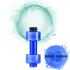 Bouteille d'eau haltère