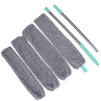 Nettoyeur télescopique de poussière en microfibre