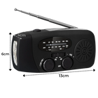 Radio d'urgence multifonctionnelle à dynamo