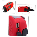 Radio d'urgence multifonctionnelle à dynamo