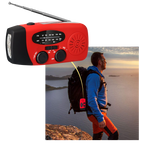 Radio d'urgence multifonctionnelle à dynamo