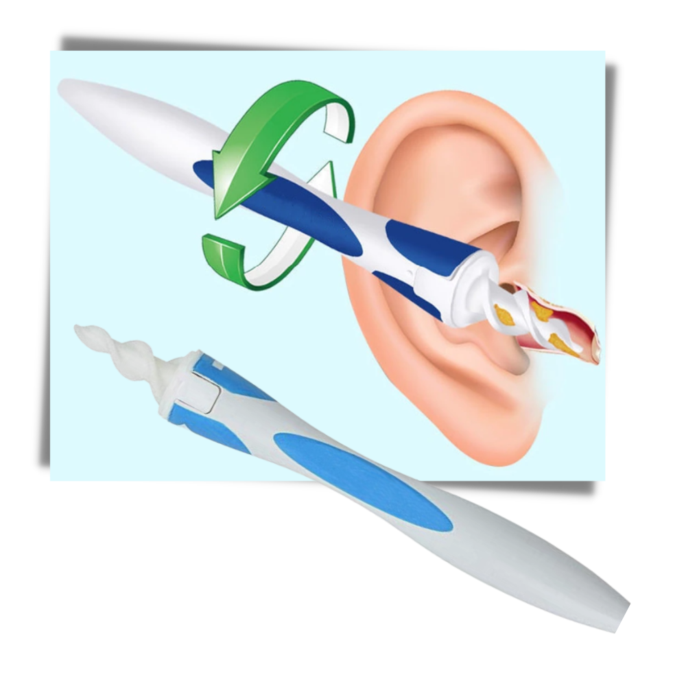 Cure oreilles en silicone spirale