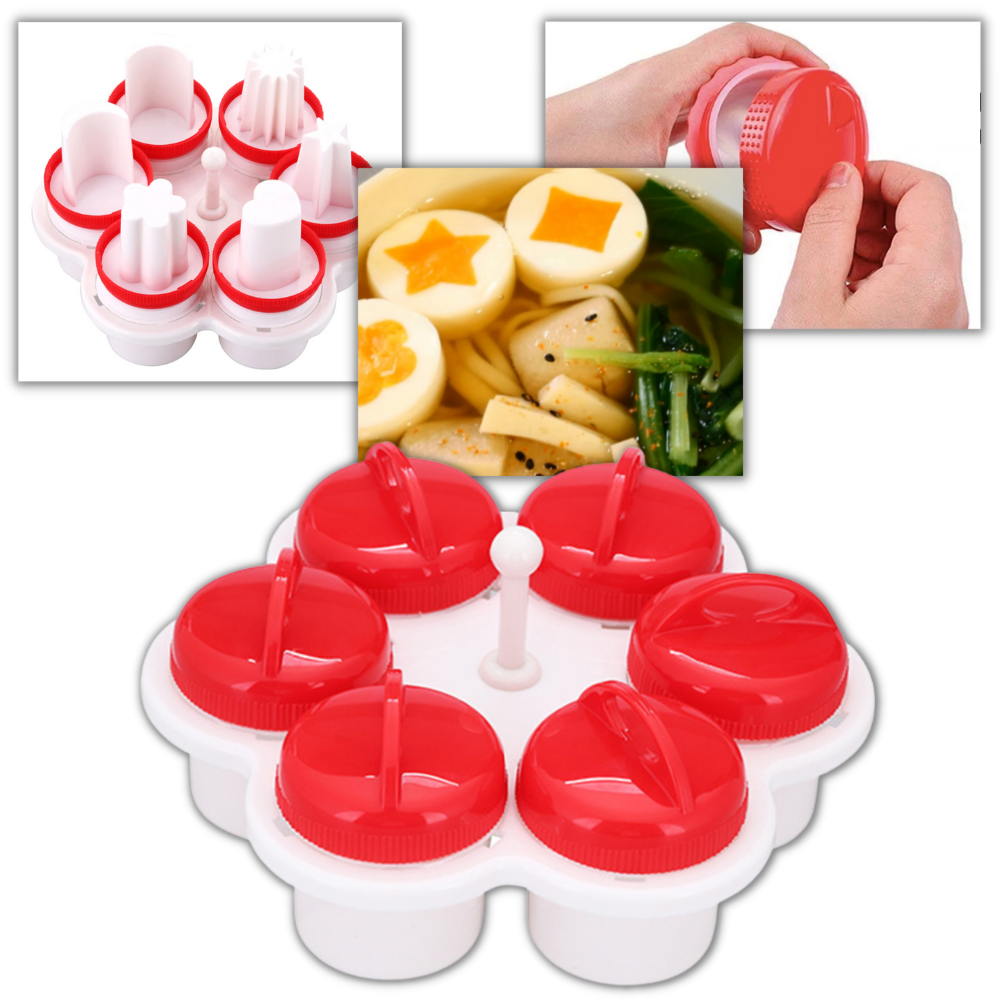 Lot de 6 cuiseurs à œufs