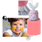 Brosse à dents électrique en U pour enfants