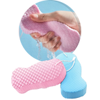 Éponge douce exfoliante pour le corps