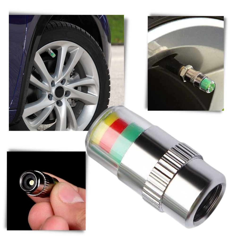 Lot de 4 capteurs de pression de pneus de voiture