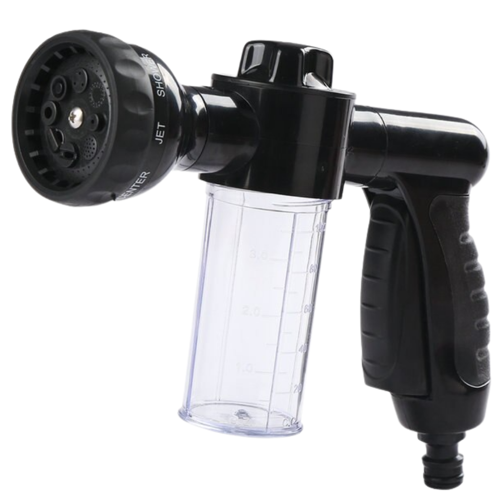 Pistolet de lavage de voiture haute pression avec distributeur de savon