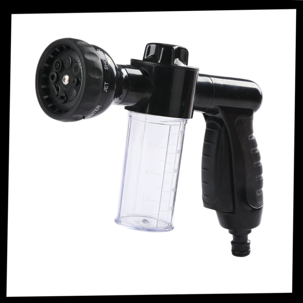 Pistolet de lavage de voiture haute pression avec distributeur de savon
