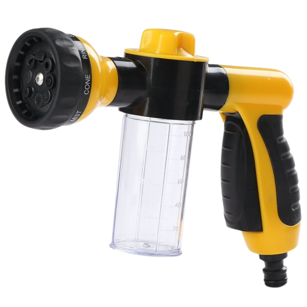 Pistolet de lavage de voiture haute pression avec distributeur de savon