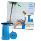 Tabouret rétractable portable