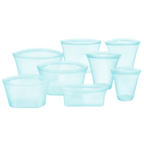 Lot de 8 sacs réutilisables en silicone pour aliments