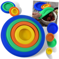 Lot de 4 couvercles en silicone