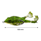 Leurre de pêche en silicone en forme de grenouille