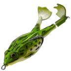 Leurre de pêche en silicone en forme de grenouille