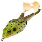Leurre de pêche en silicone en forme de grenouille