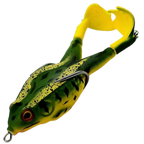 Leurre de pêche en silicone en forme de grenouille