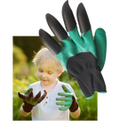 Gants de jardinage avec griffes
