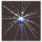 Lumières en forme de feux d'artifice électriques pour le jardin