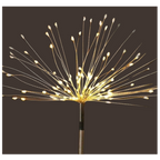 Lumières en forme de feux d'artifice électriques pour le jardin
