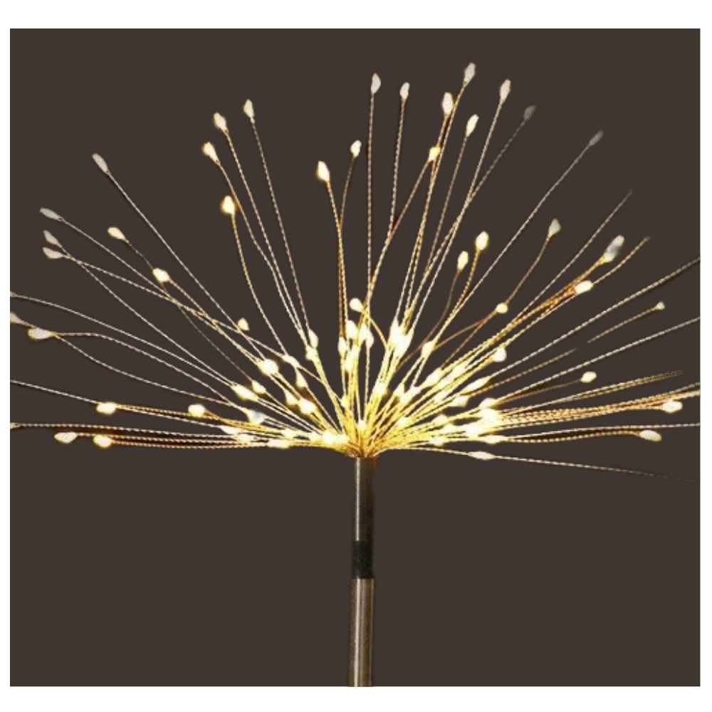 Lumières en forme de feux d'artifice électriques pour le jardin