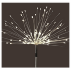 Lumières en forme de feux d'artifice électriques pour le jardin