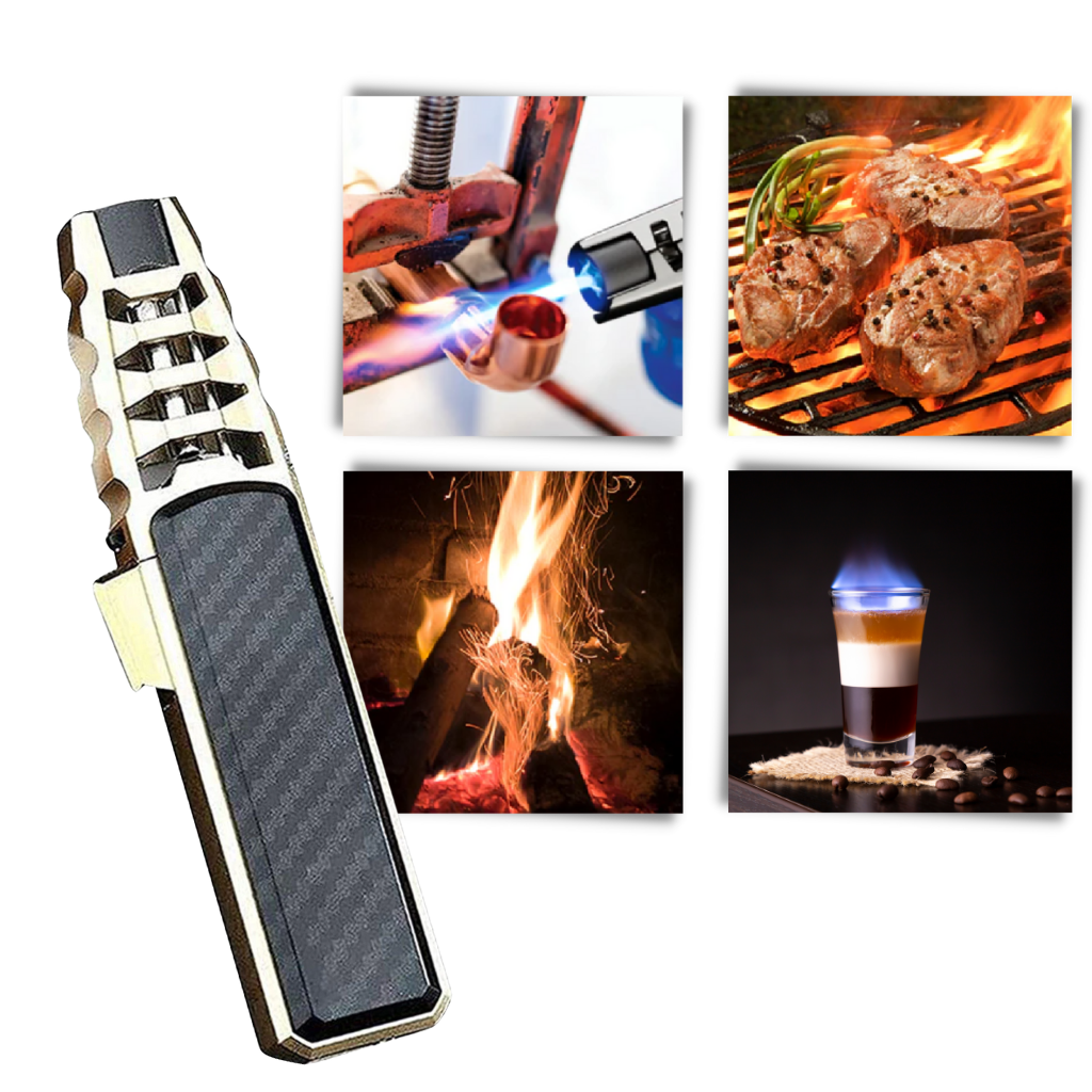 Briquet polyvalent à gaz