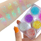 Set de paillettes pour le visage et le corps