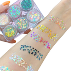 Set de paillettes pour le visage et le corps