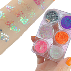 Set de paillettes pour le visage et le corps