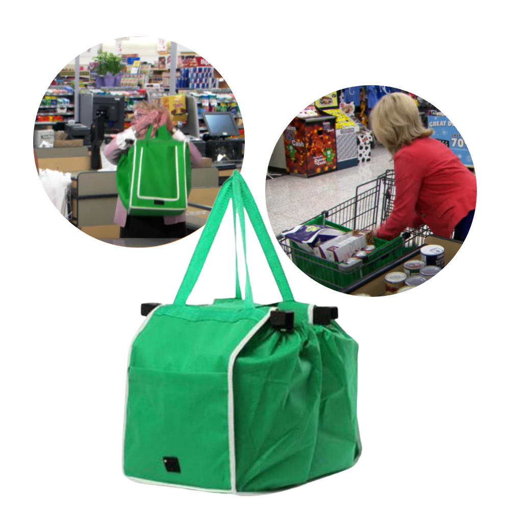 Sac à provisions réutilisable pour chariot