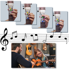 Outil d'apprentissage des accords de guitare