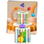 Blocs de formes colorés pour enfants