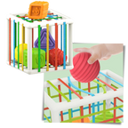 Blocs de formes colorés pour enfants
