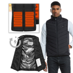 Gilet chauffant unisexe