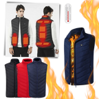 Gilet chauffant unisexe