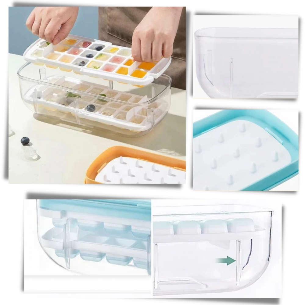 Bac à glaçons en silicone