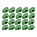 Lot de 20 attaches adhésives en forme de feuille