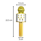 Microphone karaoké Bluetooth sans fil