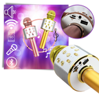 Microphone karaoké Bluetooth sans fil