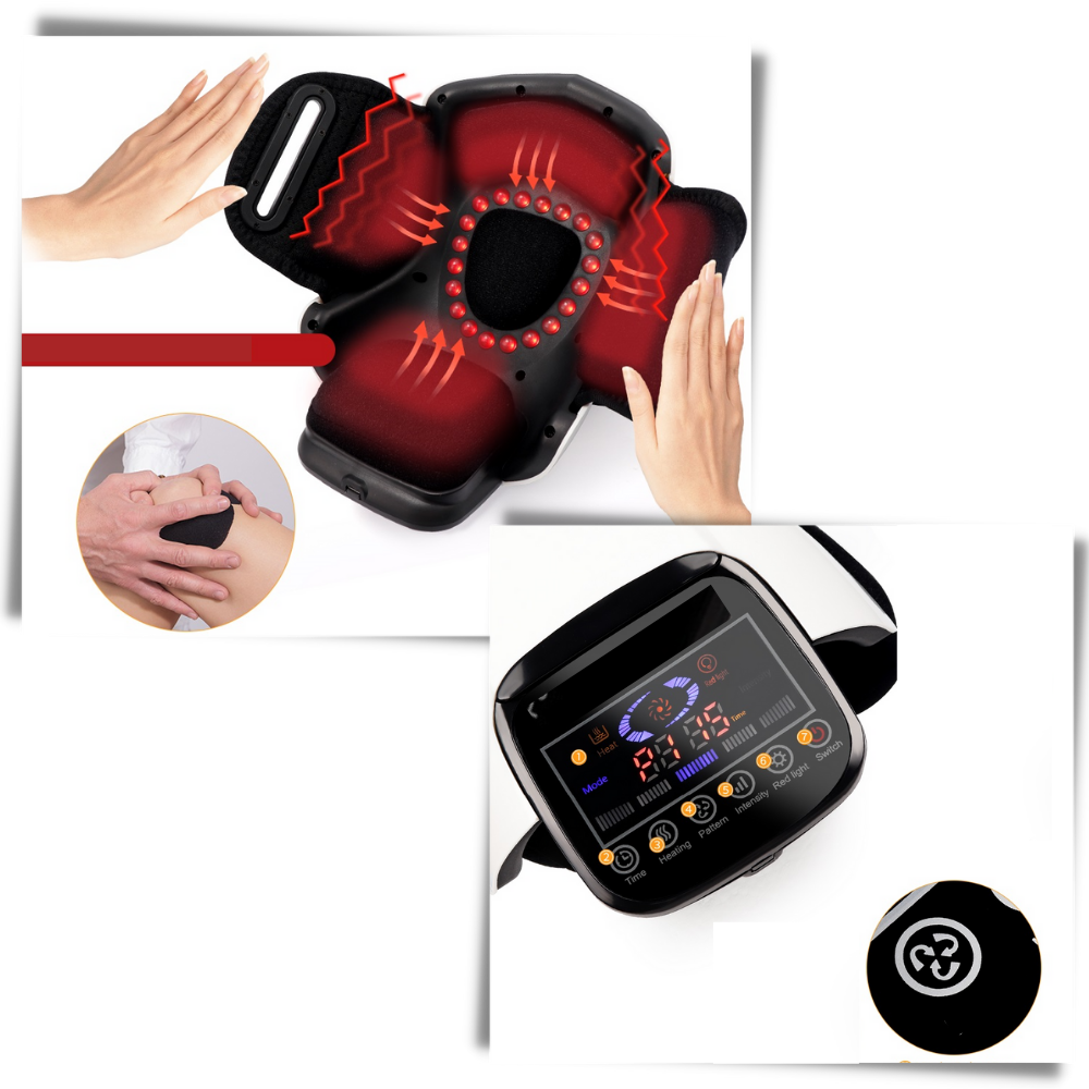 Masseur électrique à infrarouge pour les genoux
