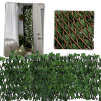 Clôture végétale artificielle rétractable