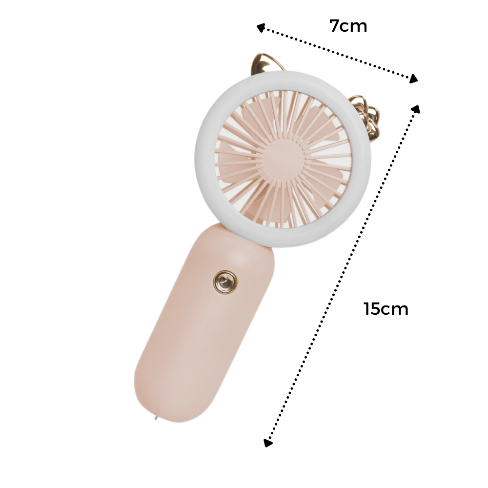 Ventilateur USB de poche avec LED