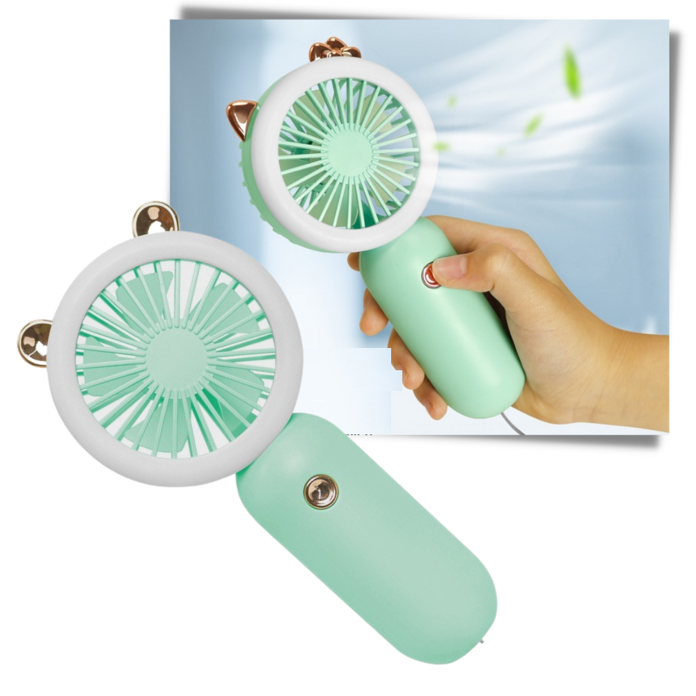 Ventilateur USB de poche avec LED