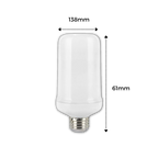 Lampe LED effet flamme