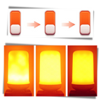 Lampe LED effet flamme
