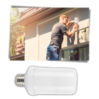 Lampe LED effet flamme